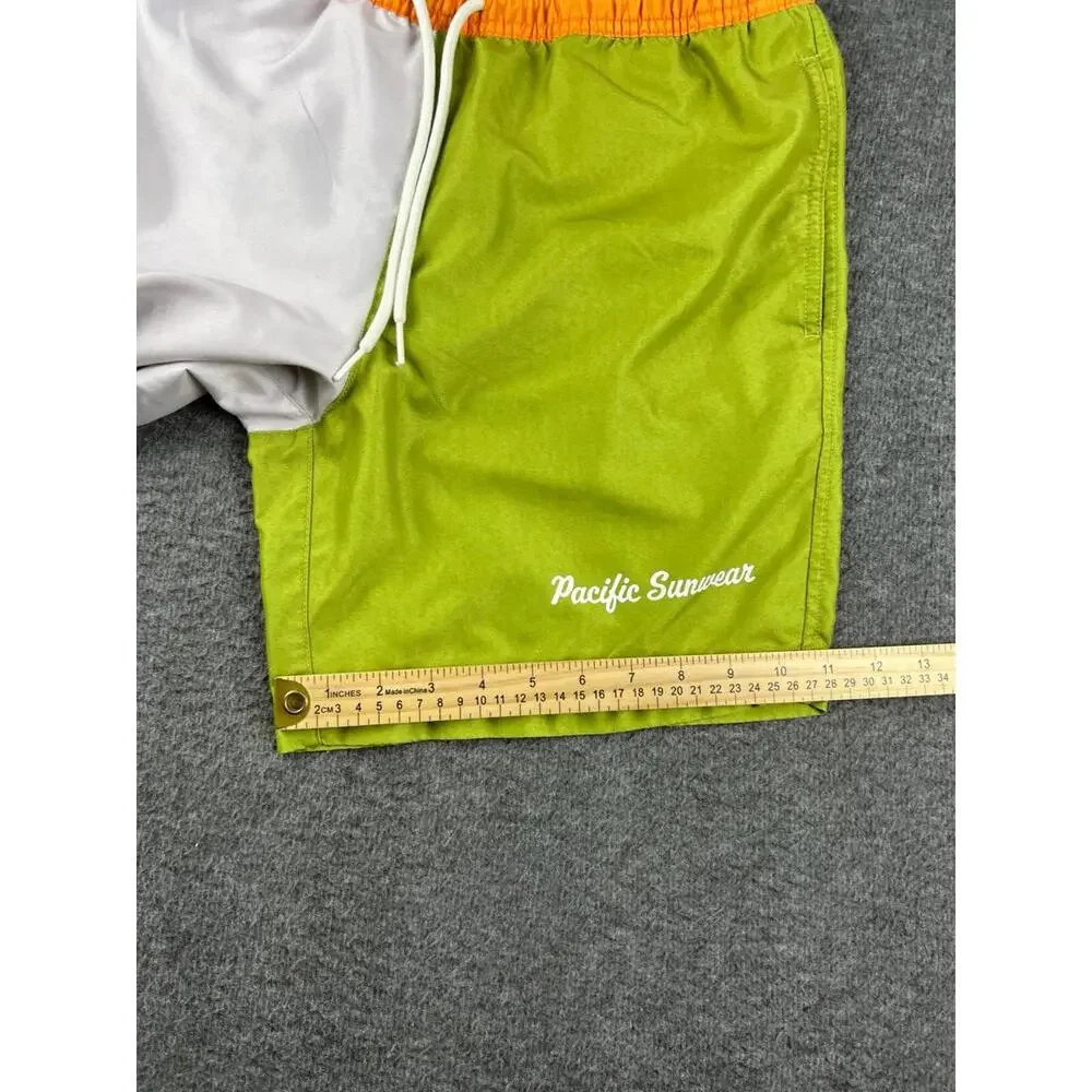 PACSUN Men's‎ Colorblock Swim Trunks Size Small